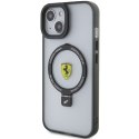 Ferrari FEHMP15SUSCAK iPhone 15 6.1" czarny/black hardcase Ring Stand 2023 Collection MagSafe