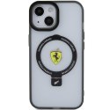 Ferrari FEHMP15SUSCAK iPhone 15 6.1" czarny/black hardcase Ring Stand 2023 Collection MagSafe