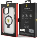 Ferrari FEHMP15SUSCAK iPhone 15 6.1" czarny/black hardcase Ring Stand 2023 Collection MagSafe