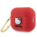 Hello Kitty HKAP23DKHSF Airpods Pro 2 cover fuksja/fuschia Silicone 3D Kitty Head