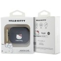 Hello Kitty HKAP23DKHSK Airpods Pro 2 cover czarny/black Silicone 3D Kitty Head
