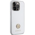 Guess GUHCP15LPS4DGPS iPhone 15 Pro 6.1" srebrny/silver hardcase Strass Metal Logo