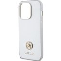 Guess GUHCP15LPS4DGPS iPhone 15 Pro 6.1" srebrny/silver hardcase Strass Metal Logo