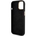 Guess GUHCP15SSMBSLK iPhone 15 6.1" czarny/black hardcase Silicone Script Metal Logo & Frame