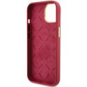 Guess GUHCP15SSMBSLM iPhone 15 6.1" magenta hardcase Silicone Script Metal Logo & Frame