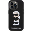 Karl Lagerfeld KLHCP15XSDHKCNK iPhone 15 Pro Max 6.7" czarny/black Silicone Karl&Choupette Head