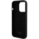 Karl Lagerfeld KLHCP15LSMHKNPK iPhone 15 Pro 6.1" czarny/black Silicone Ikonik Metal Pin