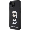 Karl Lagerfeld KLHCP15MSDHKCNK iPhone 15 Plus 6.7" czarny/black Silicone Karl&Choupette Head