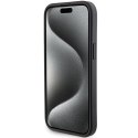 Karl Lagerfeld KLHCP15SGSACHPK iPhone 15 6.1" czarny/black hardcase Gripstand Saffiano Choupette Pins