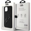 Karl Lagerfeld KLHCP15SSKSBMCK iPhone 15 6.1" czarny/black hardcase Silicone Karl Script