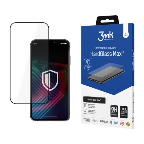 3mk HardGlass Max - Szkło hartowane do iPhone 14 Pro (Czarny)