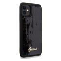Guess GUHCN61PSFDGSK iPhone 11 / Xr 6.1" czarny/black hardcase Sequin Script Metal