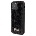 Guess GUHCP12MPSFDGSK iPhone 12/12 Pro 6.1" czarny/black hardcase Sequin Script Metal