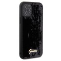 Guess GUHCP12MPSFDGSK iPhone 12/12 Pro 6.1" czarny/black hardcase Sequin Script Metal