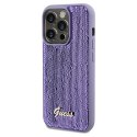 Guess GUHCP13XPSFDGSU iPhone 13 Pro Max 6.7" fioletowy/purple hardcase Sequin Script Metal