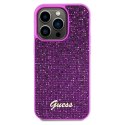 Guess GUHCP14LPMSDGSF iPhone 14 Pro 6.1" fuksja/fuschia hardcase Disco Metal Script