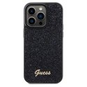 Guess GUHCP14LPMSDGSK iPhone 14 Pro 6.1" czarny/black hardcase Disco Metal Script