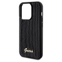 Guess GUHCP14LPSFDGSK iPhone 14 Pro 6.1 czarny/black hardcase Sequin Script Metal