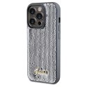 Guess GUHCP14LPSFDGSS iPhone 14 Pro 6.1" srebrny/silver hardcase Sequin Script Metal