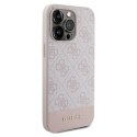 Guess GUHCP15XG4GLPI iPhone 15 Pro Max 6.7" różowy/pink hard case 4G Stripe Collection