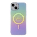 Guess GUHMP15MHITSU iPhone 15 Plus / 14 Plus 6.7" fioletowy/purple hardcase IML Iridescent MagSafe