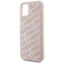 Karl Lagerfeld KLHCN61PQKPMP iPhone 11 / Xr 6.1" różowy/pink hardcase Quilted K Pattern