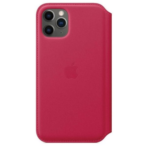 Etui Apple MY1K2ZM/A iPhone 11 Pro 5.8" malinowy/raspberry Leather Folio Case