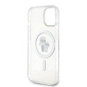 Karl Lagerfeld KLHMP15MHGKCNOT iPhone 15 Plus / 14 Plus 6.7" transparent hardcase Karl&Choupette Glitter MagSafe