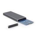 Kieszeń GEMBIRD EE2280-U3C-01 (M.2; Micro USB 3.0 B; Aluminium; kolor czarny)