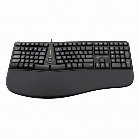 Powerton LANA, US, przewodowa (USB), czarna