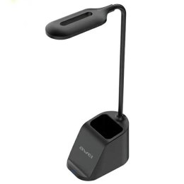 AWEI lampka LED z ład. indukcyjną W20 15W Fast Charging czarny/black