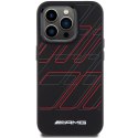 AMG AMHMP15X23SSPK iPhone 15 Pro Max 6.7" czarny/black hardcase Silicone Large Rhombuses Pattern MagSafe