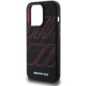 AMG AMHMP15X23SSPK iPhone 15 Pro Max 6.7" czarny/black hardcase Silicone Large Rhombuses Pattern MagSafe