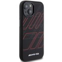 AMG AMHMP15M23SSPK iPhone 15 Plus / 14 Plus 6.7" czarny/black hardcase Silicone Large Rhombuses Pattern MagSafe