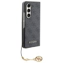 Guess GUHCZFD5GF4GGR F946 Z Fold5 szary/grey hardcase 4G Charms Collection