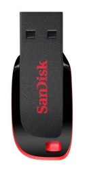 Pendrive SanDisk Cruzer Blade SDCZ50-128G-B35 (128GB; USB 2.0; kolor czarny)