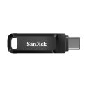 Pendrive SanDisk Ultra Dual GO SDDDC3-128G-G46 (128GB; USB 3.0, USB-C; kolor czarny)