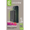 Cellularline MAG 5000 - Power bank indukcyjny 5000mAh 7.5W MagSafe (czarny)