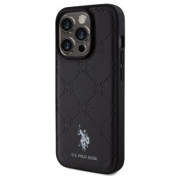 US Polo USHCP15LPYOK iPhone 15 Pro 6.1" czarny/black Yoke Pattern
