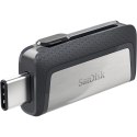 Pendrive SanDisk Ultra SDDDC2-128G-G46 (128GB; USB 3.1, USB-C; kolor czarny)