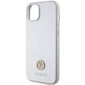 Guess GUHCP15SPS4DGPS iPhone 15 6.1" srebrny/silver hardcase Strass Metal Logo