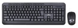 Zestaw klawiatura + mysz TITANUM AKRON TK109 (USB 2.0; kolor czarny; optyczna; 1600 DPI)