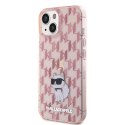 Karl Lagerfeld KLHCP15SHNCMKLP iPhone 15 / 14 / 13 6.1" różowy/pink hardcase Monogram Choupette