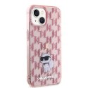 Karl Lagerfeld KLHCP15SHNCMKLP iPhone 15 / 14 / 13 6.1" różowy/pink hardcase Monogram Choupette