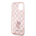 Karl Lagerfeld KLHCP15SHNCMKLP iPhone 15 / 14 / 13 6.1" różowy/pink hardcase Monogram Choupette