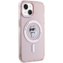 Karl Lagerfeld KLHMP15SHFCCNOP iPhone 15 / 14 / 13 6.1" różowy/pink hardcase IML Choupette MagSafe
