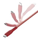 ENERGEA kabel Flow USB-C - Lightning C94 MFI 1.5m czerwony/red 60W 3A PD Fast Charge