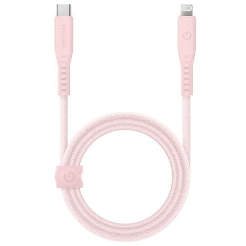 ENERGEA kabel Flow USB-C - Lightning C94 MFI 1.5m różowy/pink 60W 3A PD Fast Charge