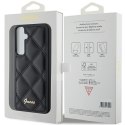 Guess GUHCS23FEPSQSQSK S23 FE S711 czarny/black hardcase Quilted Metal Logo