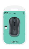 Mysz Logitech M185 910-002235 (optyczna; 1000 DPI; kolor szary